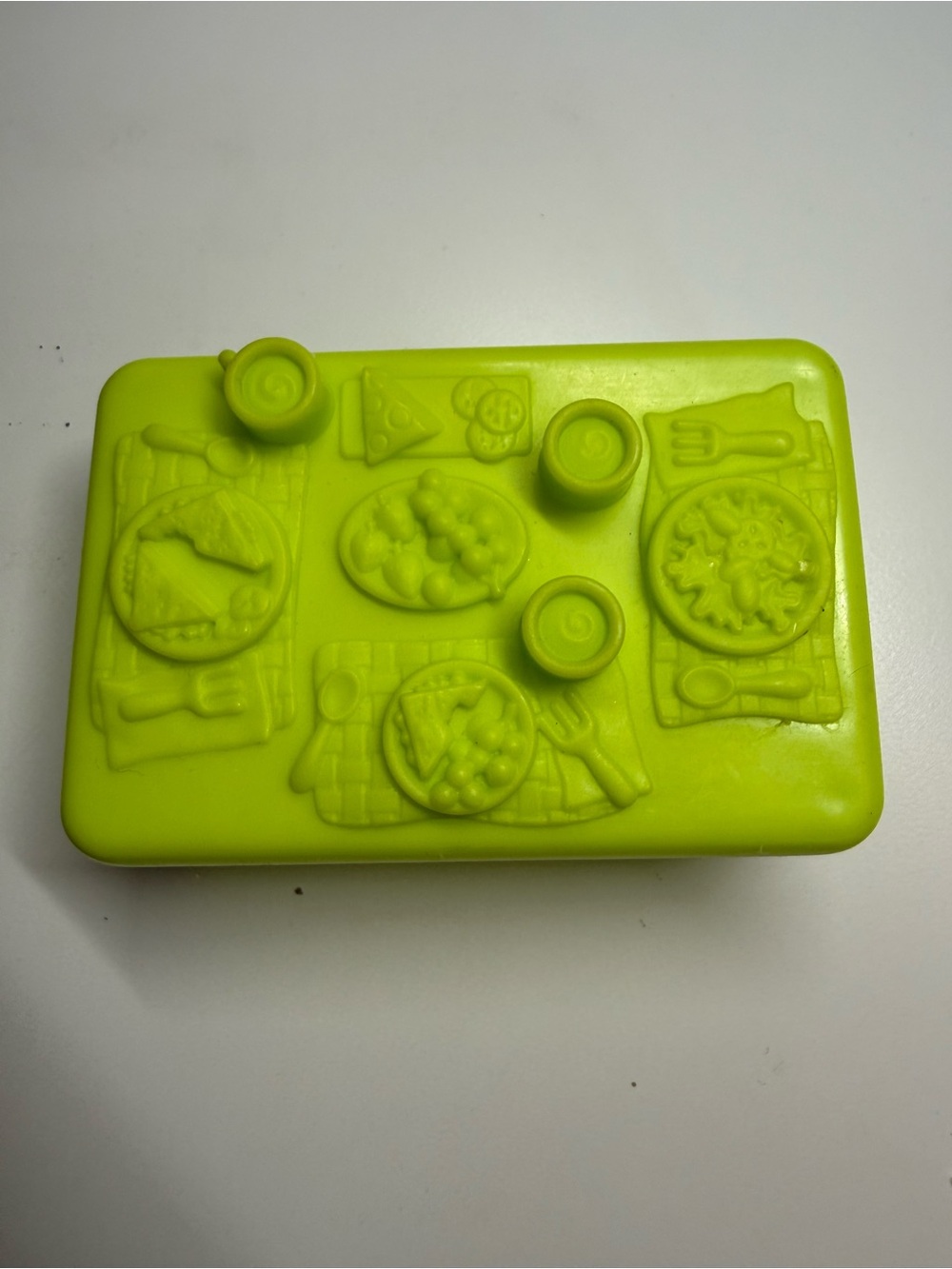 Fisher Price Little People Green Lunch Table Picnic For House Cottage